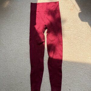 Pink active XS ribbed leggings great condition